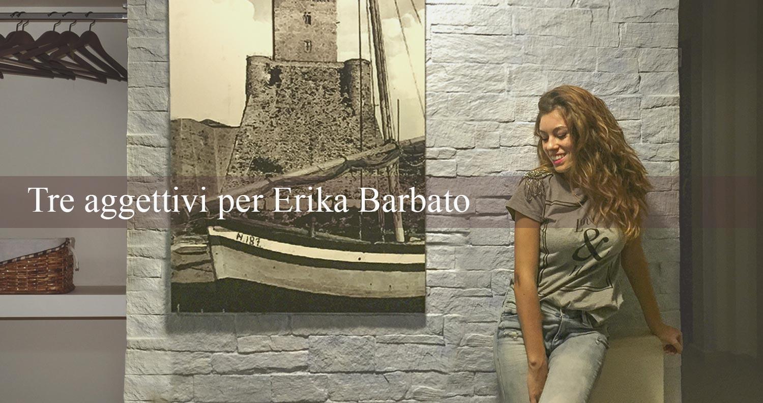 tre aggettivi di Erika Barbato per Dimora Monsignore