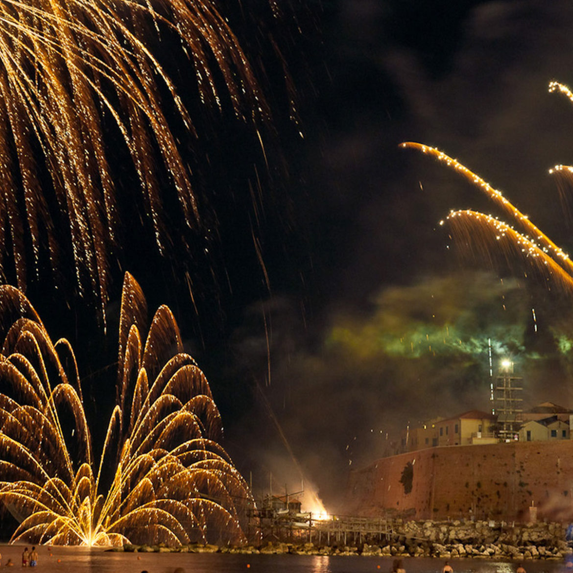 L’incendio del Castello a Termoli