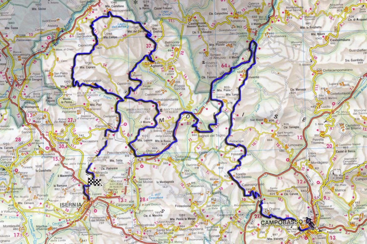 Itinerari per gli amanti delle due ruote: in moto sulle colline del Molise