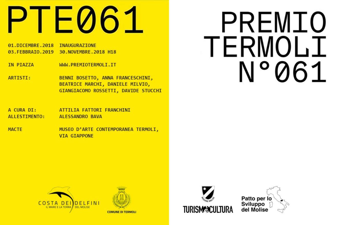 Mostra d’arte contemporanea: la 61esima edizione del “Premio Termoli” 2018