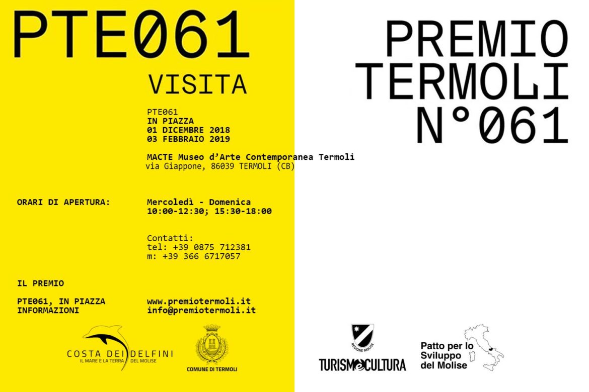 Mostra d’arte contemporanea: la 61esima edizione del “Premio Termoli” 2018