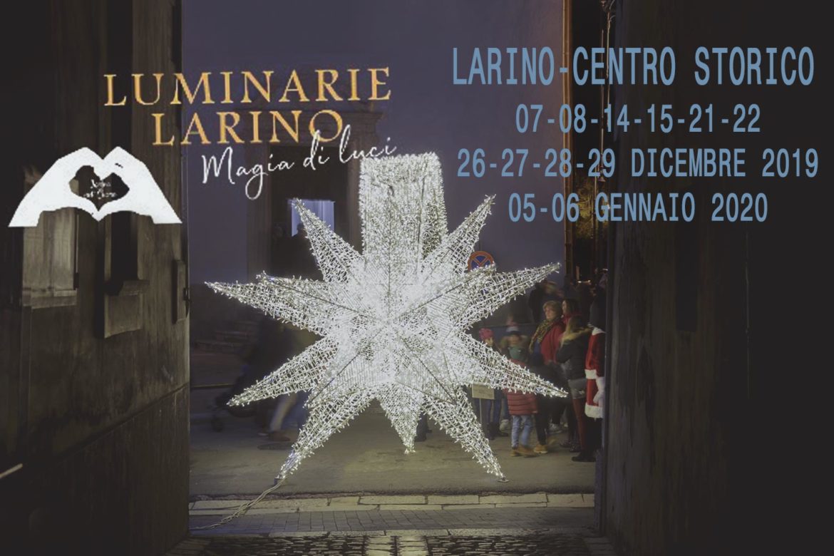 A Larino “Magia di luci” illumina il Natale 2019