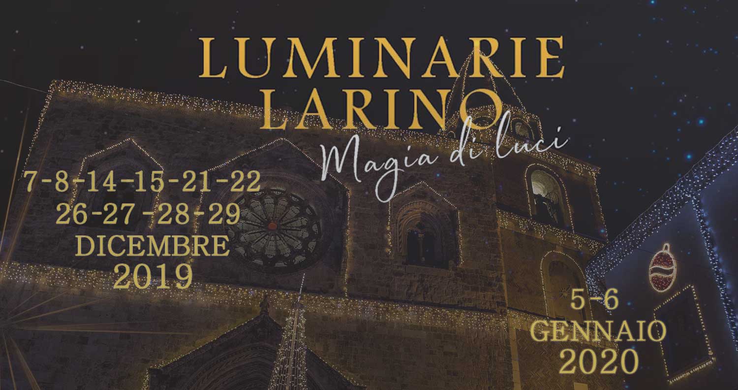 A Larino, torna la “Magia di luci” artistiche per illuminare il Natale 2019