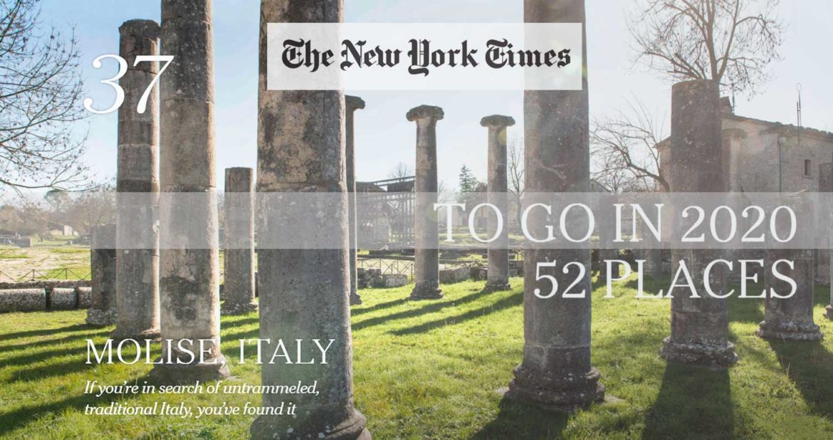 Molise incoronato tra le mete 2020 dal New York Times