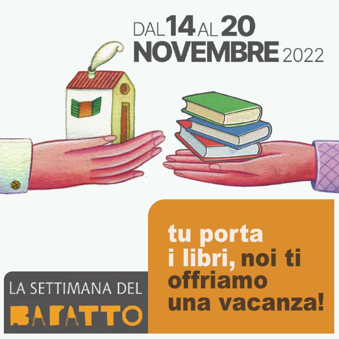 La “Settimana del Baratto” in B&B dal 14 al 20 novembre 2022